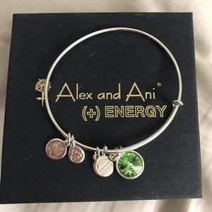 Alex and Ani bracelet- Peridot birthstone